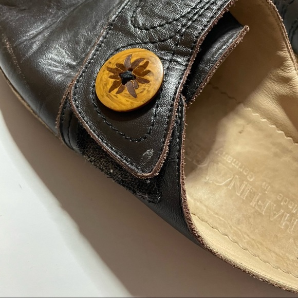 Haflinger Leather Mule Clog Casual Slip On Shoes size 37 (US Size 6) - Picture 9 of 11